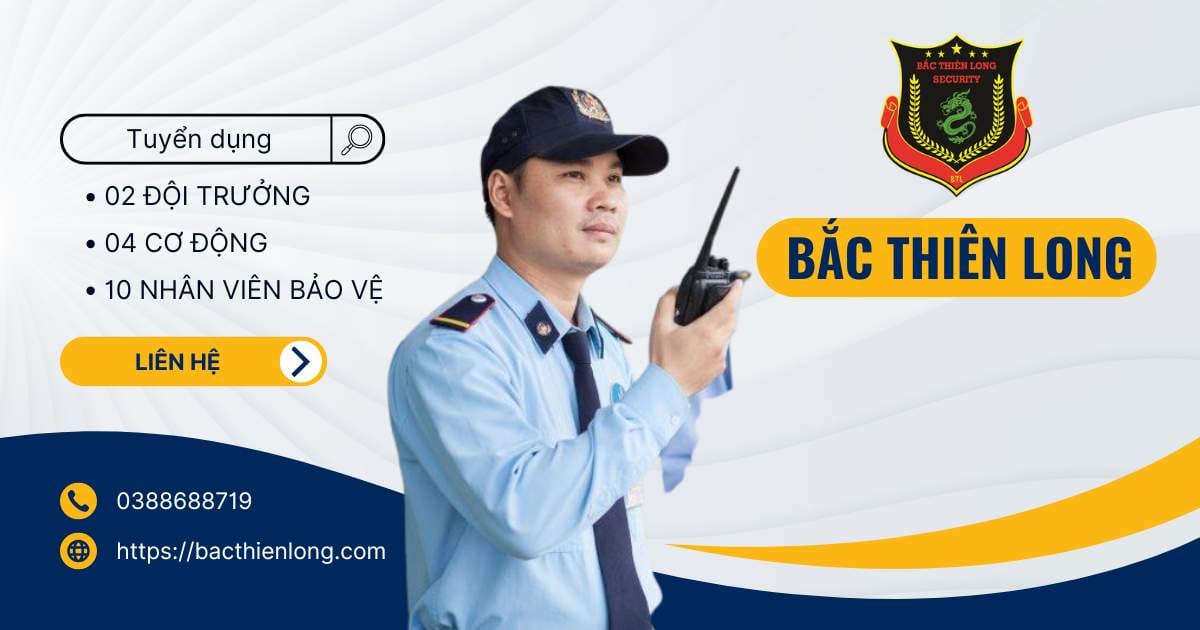 Tuyển dụng bảo vệ