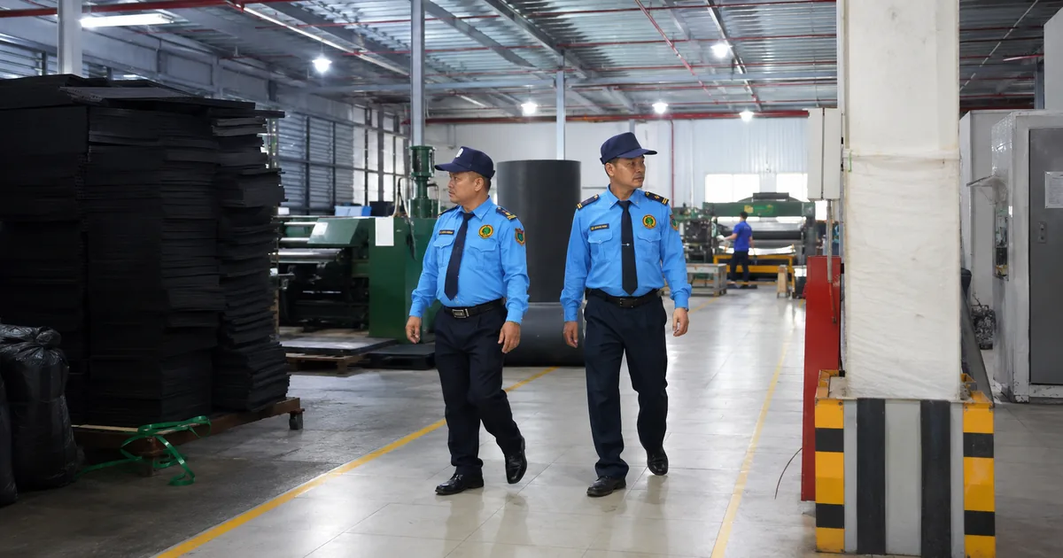 Bàn giao bảo vệ và tuyến tuần tra tại mục tiêu Quận 9