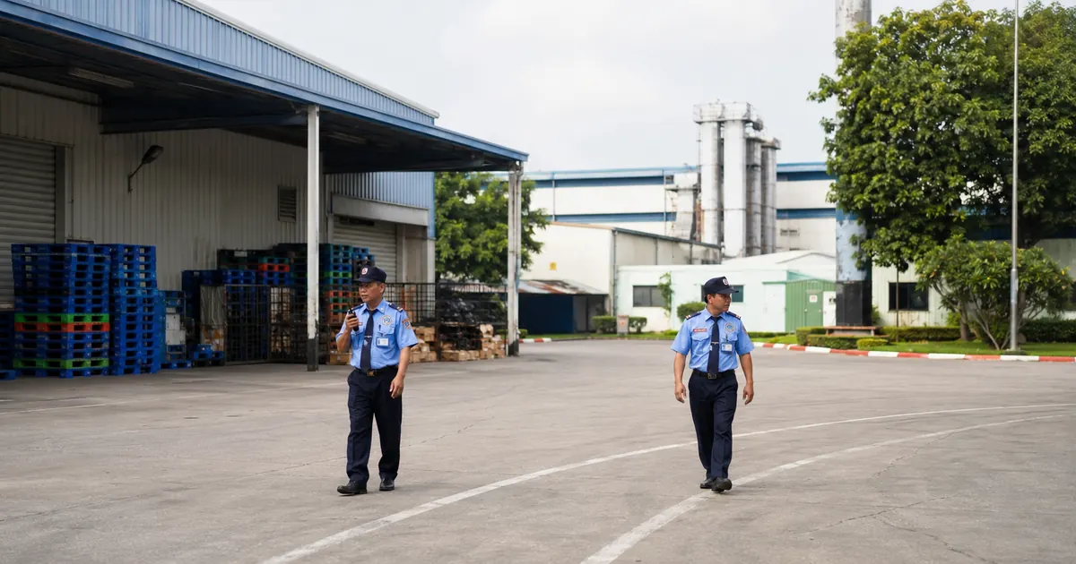 Nhân viên tuần tra duy trì chất lượng ca trực bảo vệ