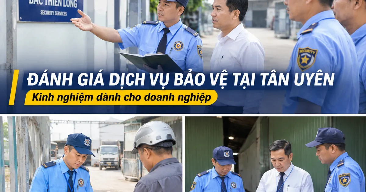 Đánh giá dịch vụ bảo vệ tại Tân Uyên theo tiêu chí vận hành