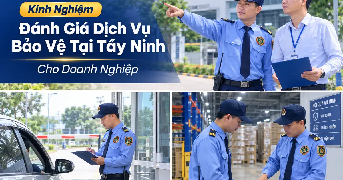 Kiểm tra ca trực khi đánh giá dịch vụ bảo vệ tại Tây Ninh
