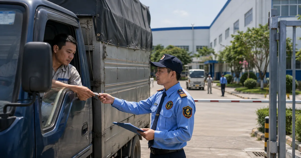 Doanh nghiệp tại Đồng Nai tổ chức kiểm soát an ninh tại cổng nhà máy