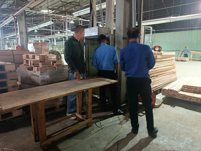 Khảo sát khu vực sản xuất bên trong nhà xưởng tại Biên Hòa