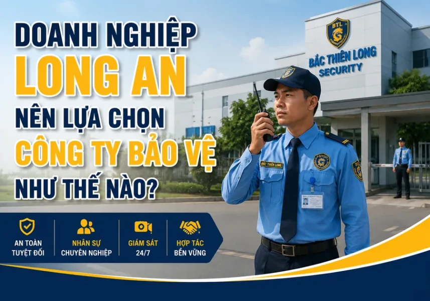 Doanh nghiệp Long An lựa chọn công ty bảo vệ phù hợp