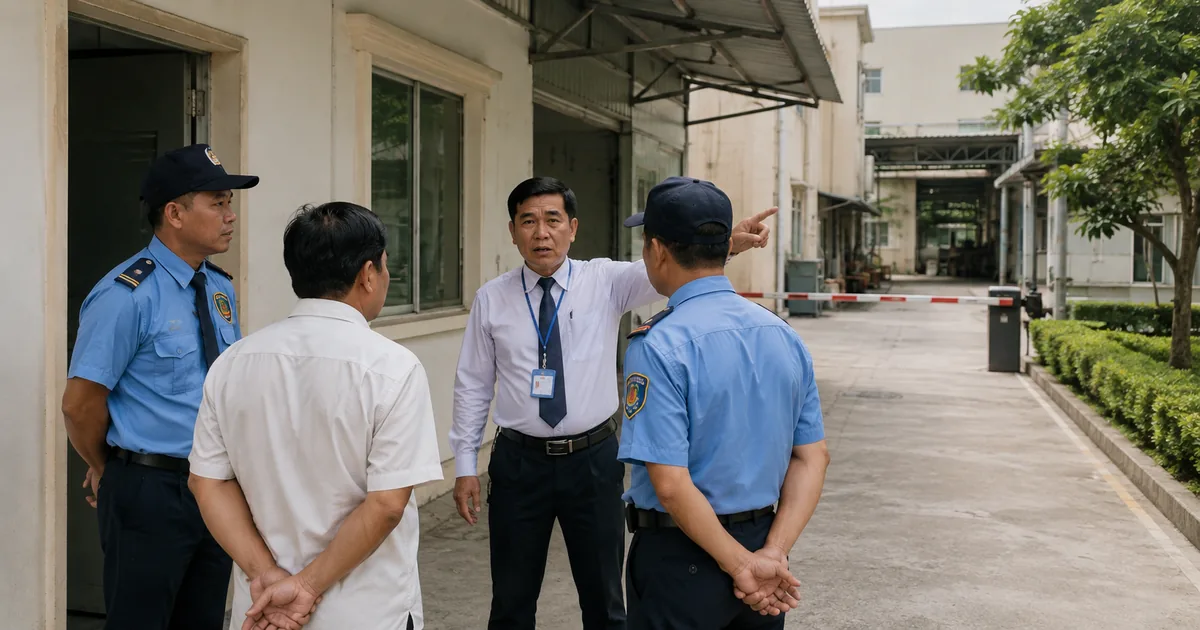Cập nhật nội quy bảo vệ tại chốt trực khi hoạt động doanh nghiệp thay đổi
