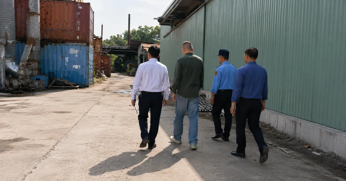 Kiểm tra tuyến tuần tra trong ngày đầu triển khai bảo vệ tại Đồng Nai